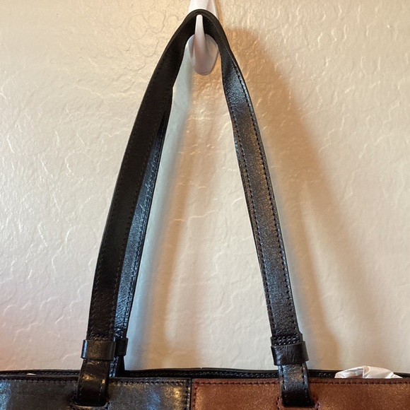 PATRICIA NASH Braden Danville Colorblock Leather Tote Bag - Picture 6 of 13
